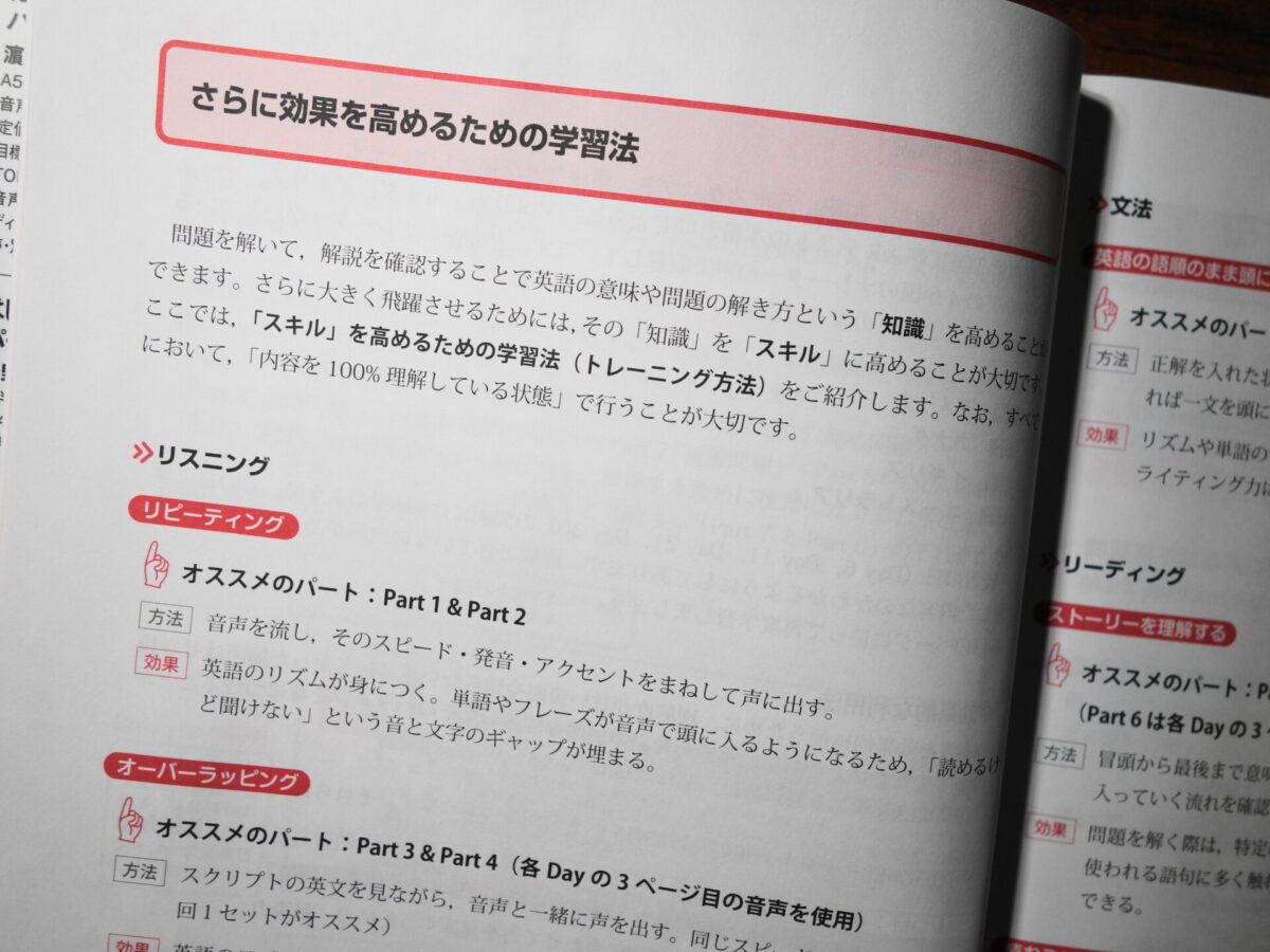 TOEICテスト書き込みドリル！1ヶ月頑張れる初・中級者向け